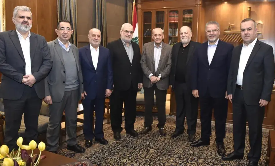 رعد من عين التينة: موقفنا متطابق مع الرئيس بري وسنخوض الانتخابات معا في كل الاتجاهات