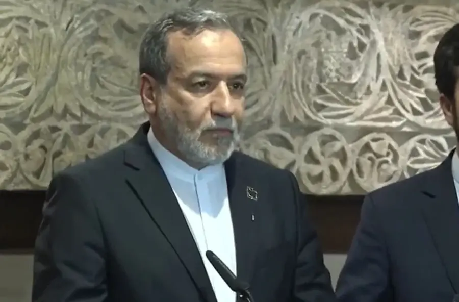 عراقتشي: فتح مضيق هرمز حتى نهاية وقف النار المؤقت تماشياً مع الهدنة في لبنان